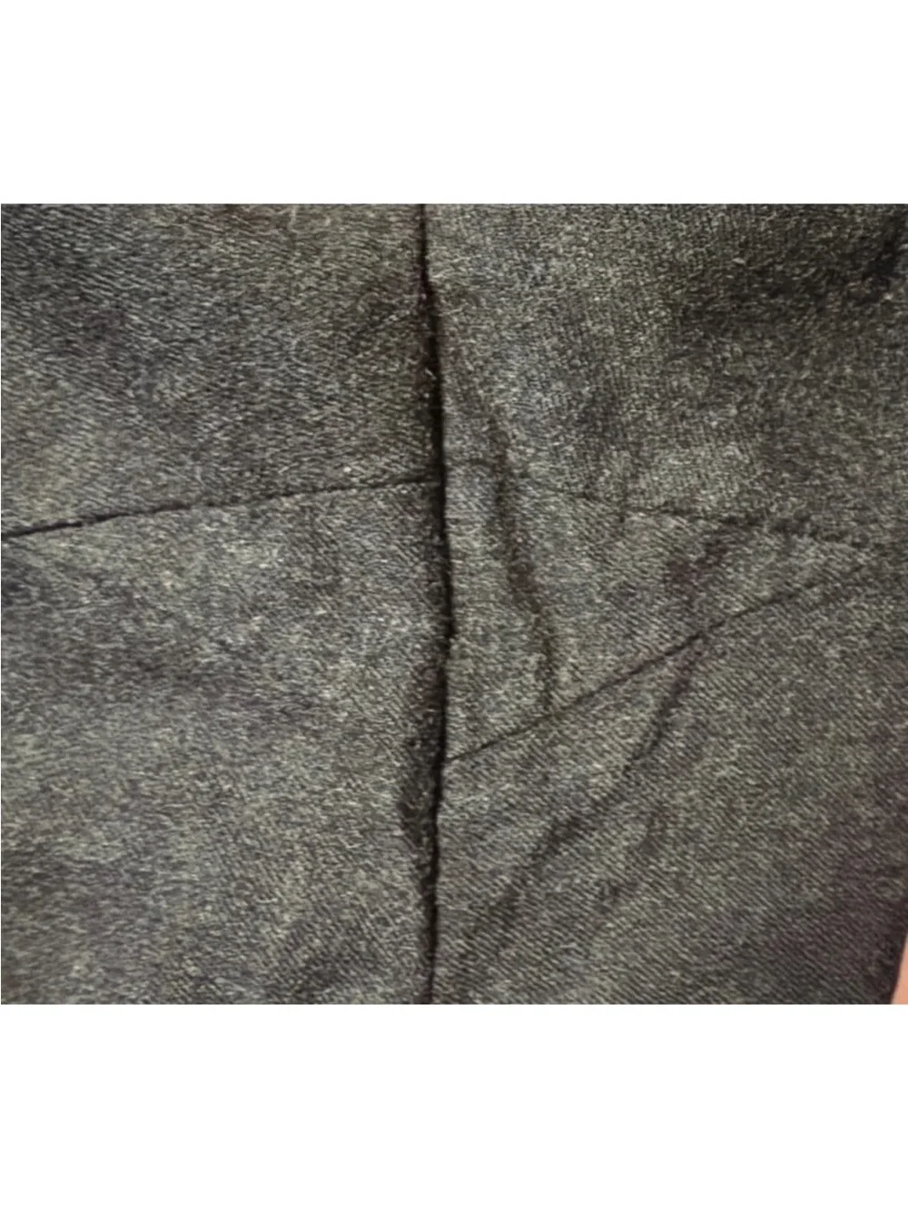 Chaps Ralph Lauren Gray Wool Pleated Trousers Made Canada Mens 36 x 27 VTG